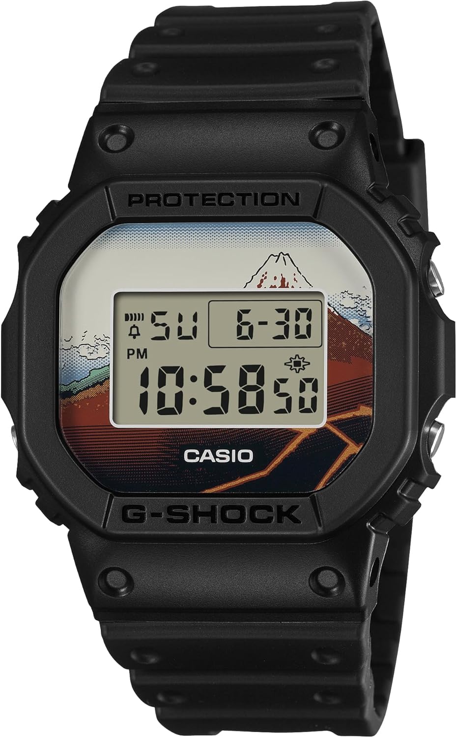 G-SHOCK 北斎「山下白雨」モデルの実物写真