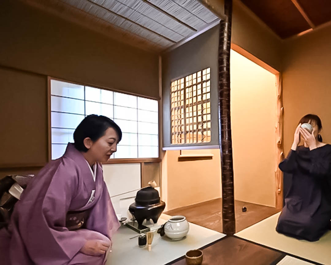京都の自宅茶室でプライベート茶道体験の紹介写真